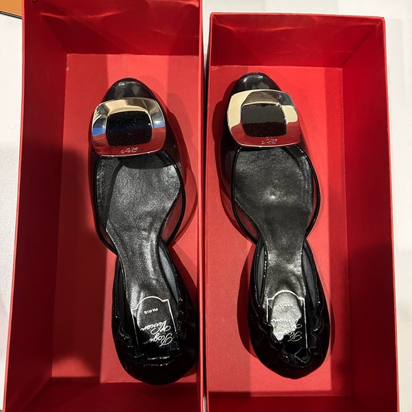Roger vivier clear black amazing condition flats - Picture 4 of 4